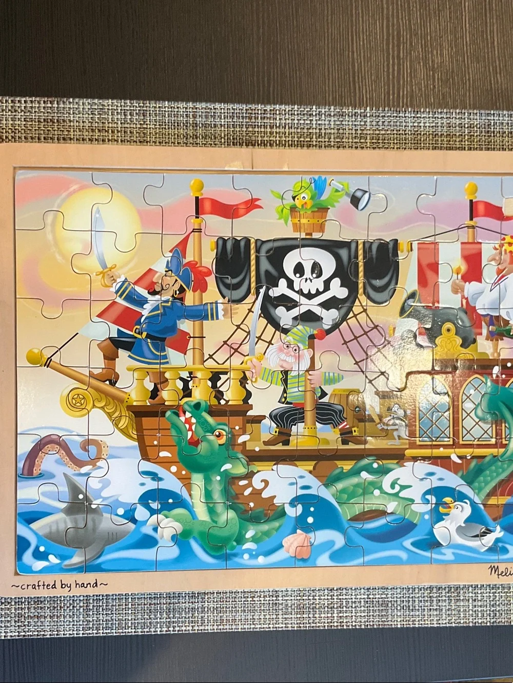 Melissa and Doug- Pirate Ship Wood puzzle